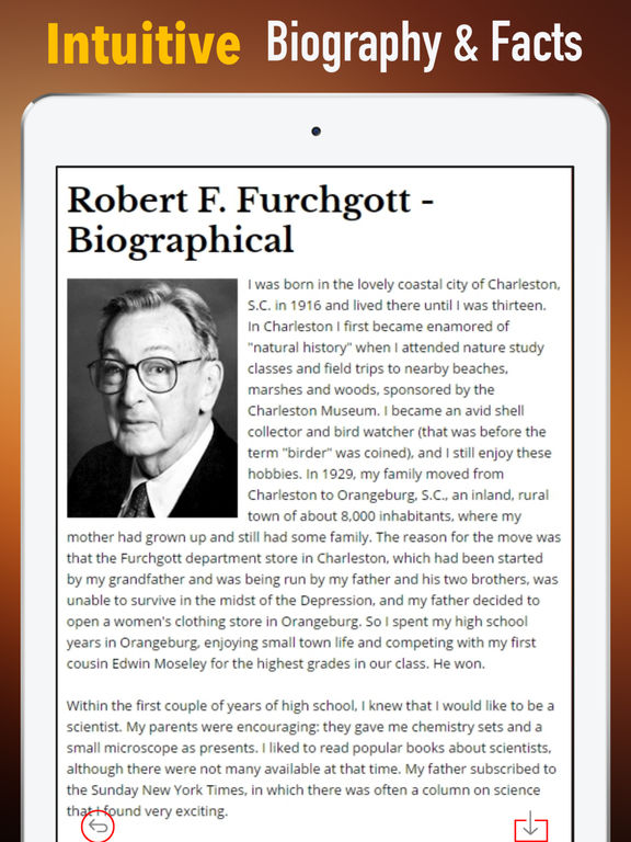 Biography and Quotes for Robert F. Furchgott-Life | Apps | 148Apps