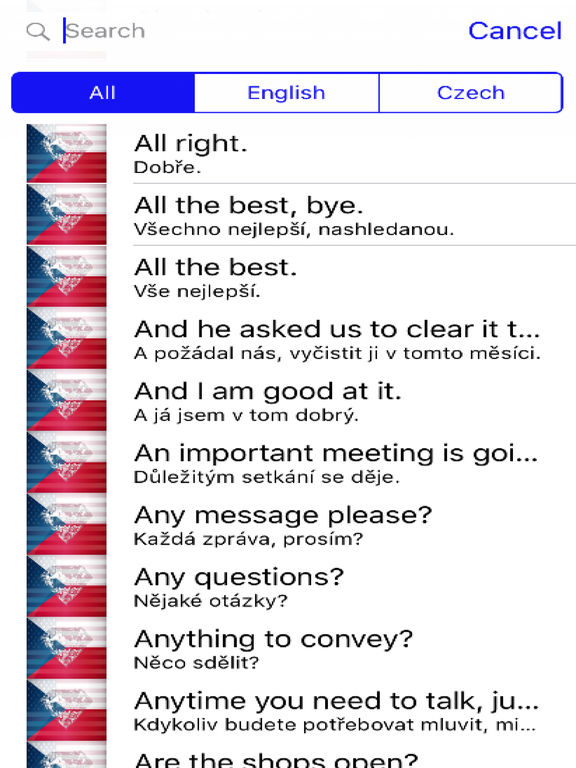 Czech Phrases Diamond 4K Edition screenshot 4