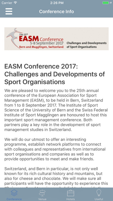 EASM Conference 2017 screenshot 2