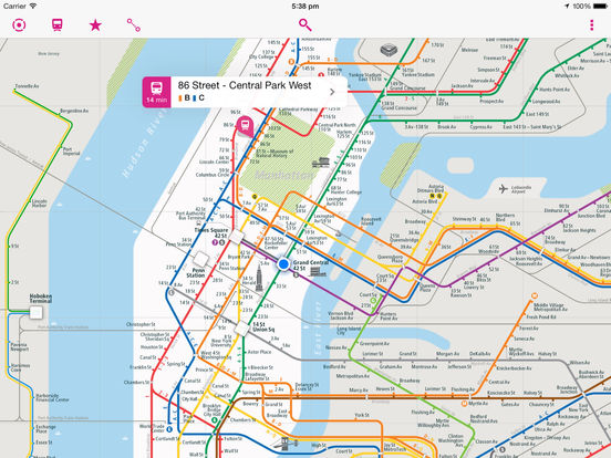 New York Rail Map City Route Map Your Offline Travel Guide - Map