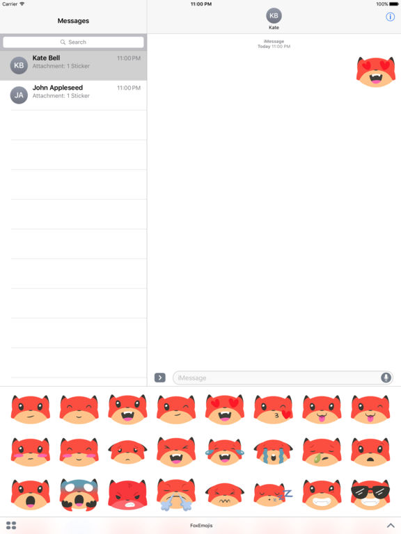 Fox Emojis screenshot 7