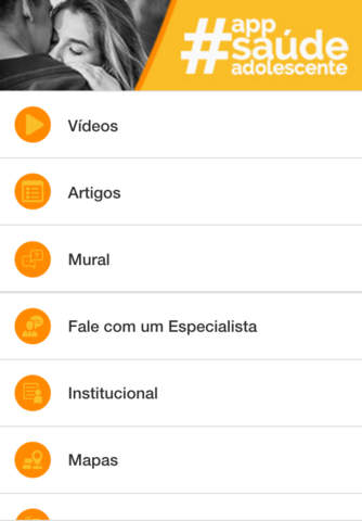 App Saúde Adolescente - náhled