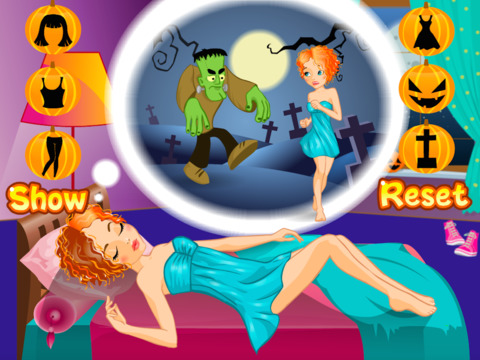 Halloween Dreams Dress Up - náhled