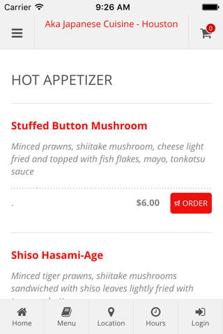 Aka Japanese Cuisine - Houston Online Ordering - náhled