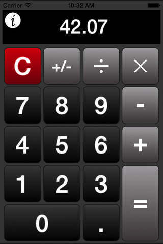 Calculator· - An Easy to Use Calculator for iPhone - náhled