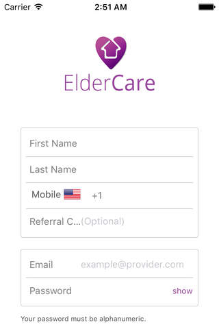 ElderCare - náhled