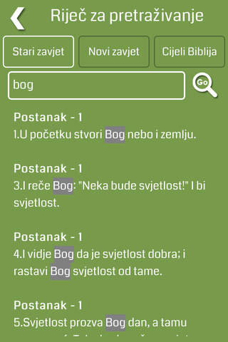 Croatian Bible Offline - náhled