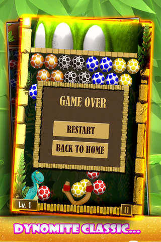 Crazy Eggs Shooter: Dinosaur Bubble - náhled