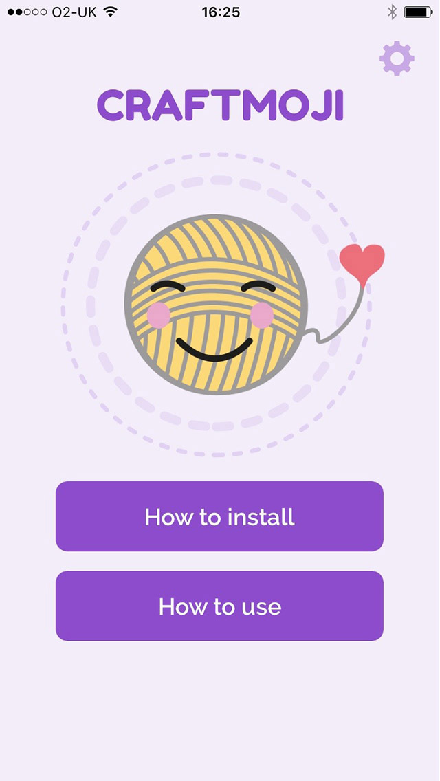 Craftmoji - the cute craft sticker App screenshot 1