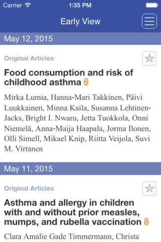 Pediatric Allergy and Immunology - náhled