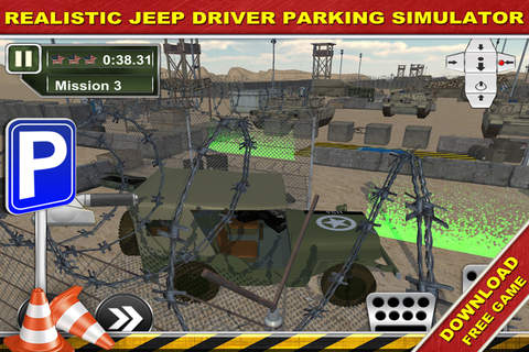 Army Truck, Jeep, Van - 3D Parking Game - náhled
