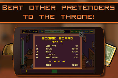 King of Smiths: Clicker game - 8-bit idle game abo - náhled