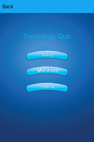 Technology Quiz app - náhled