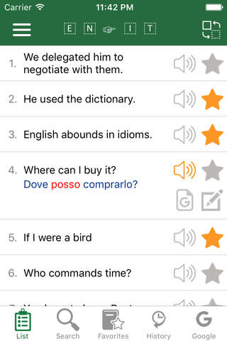 English - Italian Common Phrases - náhled