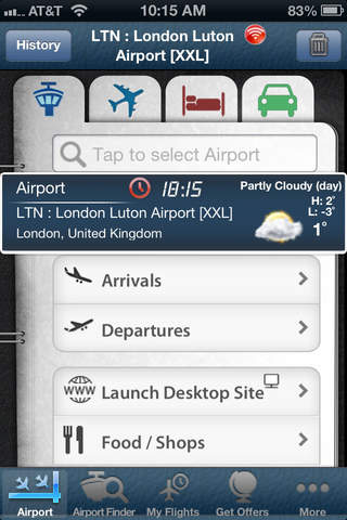 Luton Airport (LTN) Flight Tracker London - náhled