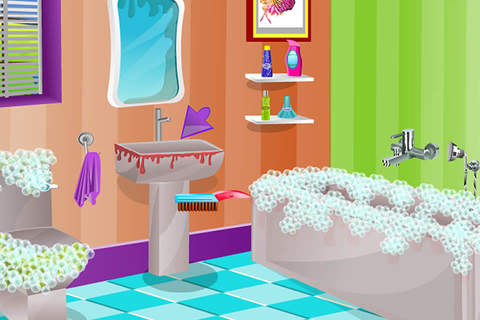 Rapunzel Bathroom Cleaning - náhled