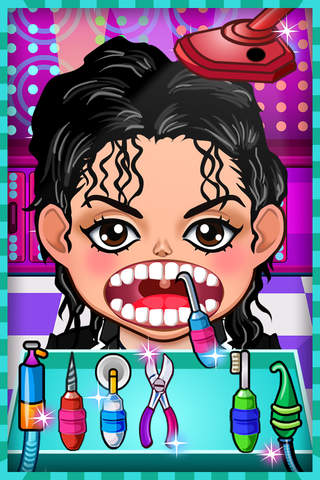 Celebrity Crazy Dentist Teeth Doctor Little Office - náhled