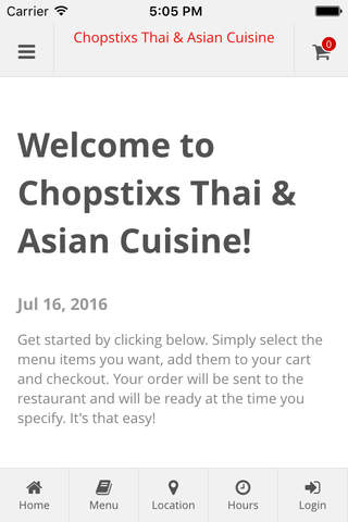 Chopstixs Online Ordering - náhled