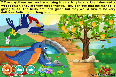 Kingfisher and woodpecker (story and games for kid - náhled