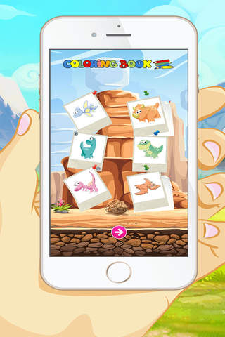 Dinosaur Coloring Book - Educational Coloring Game - náhled