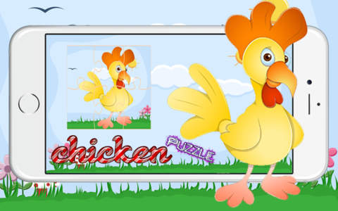 Fancy Chickens Jigsaw Puzzles Game Online Kids - náhled