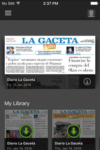 Diario La Gaceta - náhled
