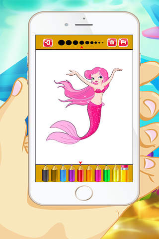 Mermaid Coloring Book - Educational Coloring Games - náhled