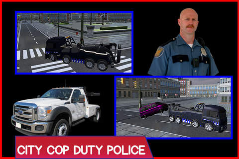 Police Tow Truck Chase Sim - náhled