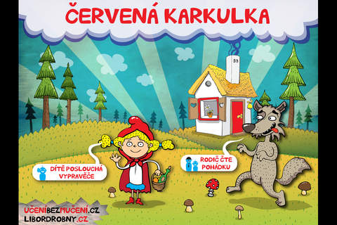 Pohádka - animovaná Červená Karkulka - náhled