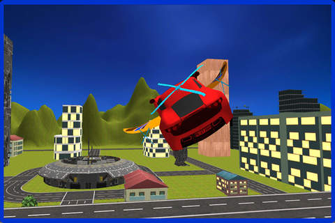 Flying Car Racing Police Chase – Futuristic Flying - náhled