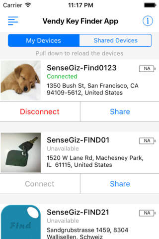 Vendy Key Finder - náhled
