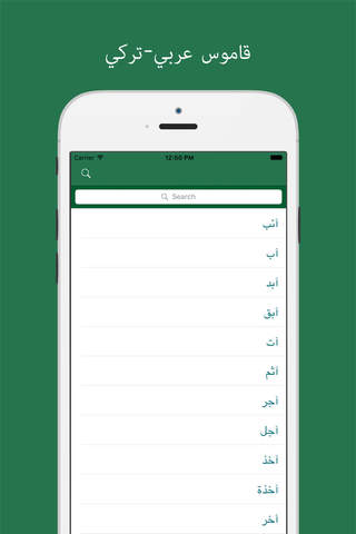Arabic Turkish Dictionary - náhled