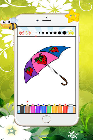 umbrella coloring book  free games foe kids : lear - náhled
