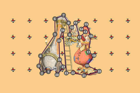 Clowns Dot to Dot - náhled