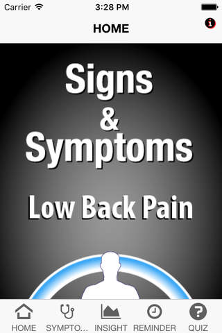 Signs & Symptoms Low Back Pain - náhled