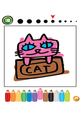 Hand Draw Cat Lover Coloring Book - náhled