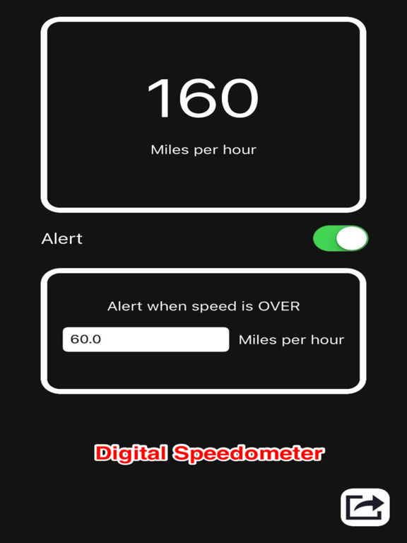 GPS Speedometer With Speed Limit Alarm screenshot 3