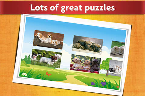 Cute Dog Jigsaw Puzzles for Kids - Animal Learning - náhled