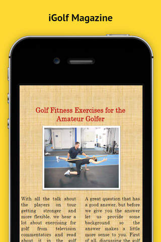 iGolf Magazine - The Best new Golfing Magazine for - náhled