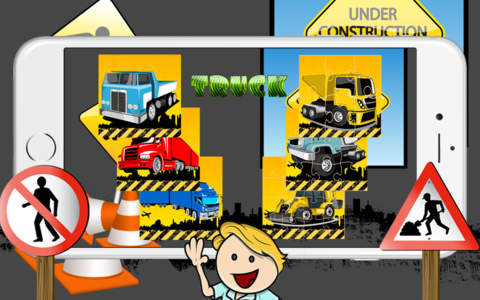 Easy Boy Kids Jigsaw Puzzle Games - Car and Trucks - náhled