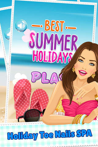 Holiday Toe Nails Spa Beautiful Princess Girls - M - náhled