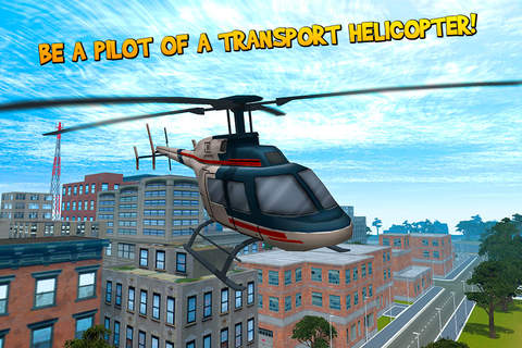 City Helicopter Flight Simulator 3D - náhled