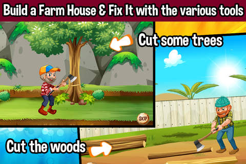 Farm House Builder - Build a Village Farm Town! - náhled