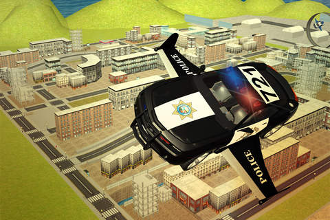 Flying Police Driver 3d Simulator - náhled