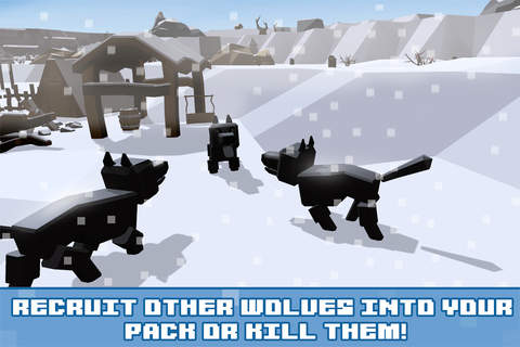 Pixel Wolf Survival Simulator - náhled