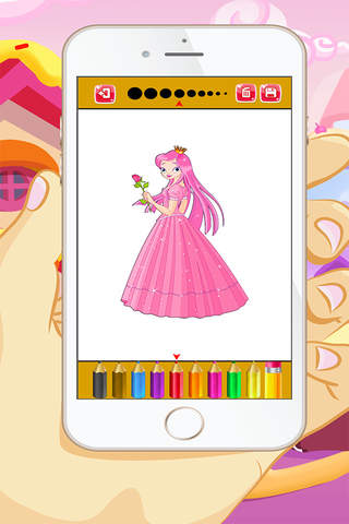 Princess Coloring Book -  Educational Color and  P - náhled