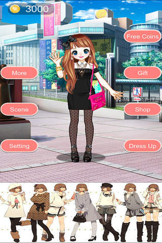 Fashion Anime Girl - náhled