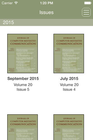 Journal of Computer-Mediated Communication - náhled