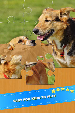 Cute Puppy Dogs Jigsaw Puzzles Games For Adults - náhled