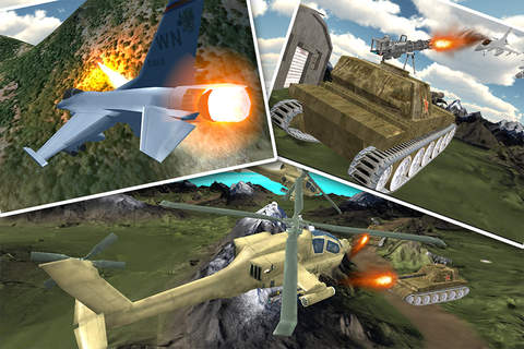 Air Force Fighter Jets Strike 3D Flight Simulator - náhled